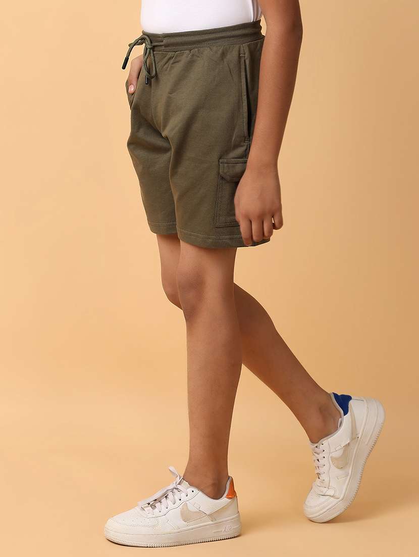 boys cotton solids shorts - 21230208 -  Standard Image - 2