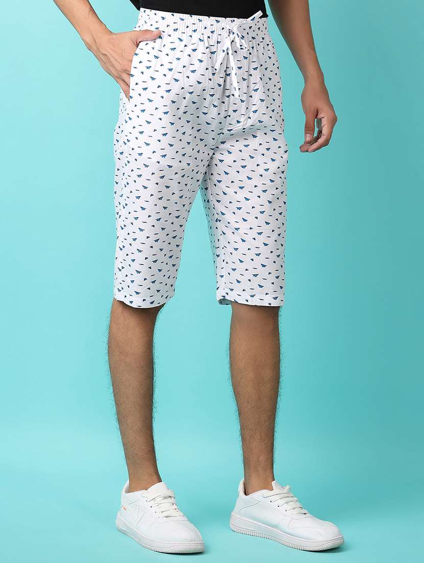 men mid rise printed three - fourth - 21230233 -  Standard Image - 2