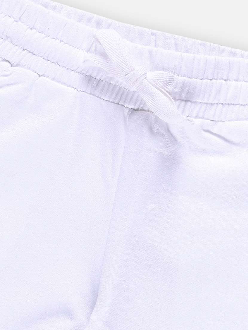 girls solid cotton shorts  - 21231190 -  Standard Image - 2