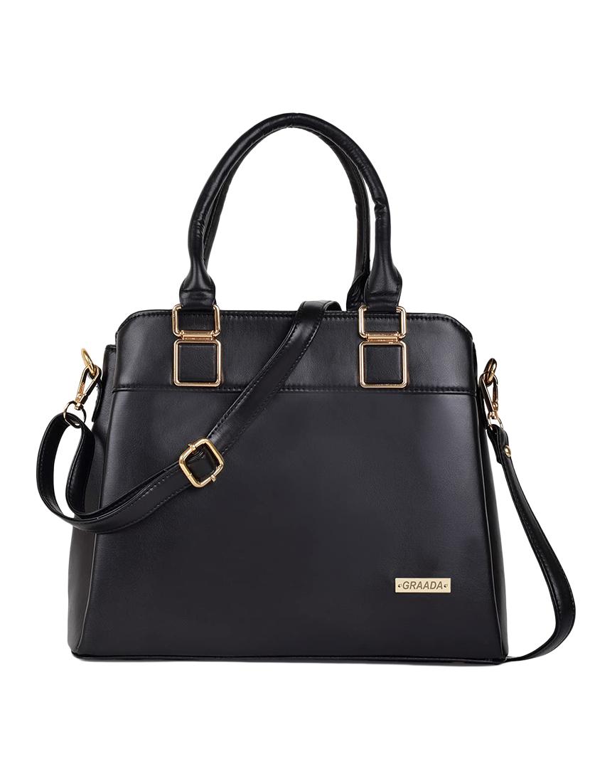 women black leatherette (pu) handbag - 21231869 - Zoom Image - 0