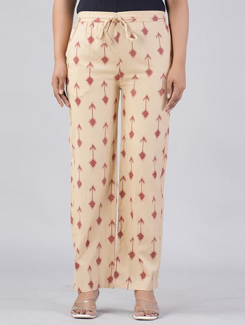 women straight fit printed palazzo - 21231962 -  Standard Image - 0