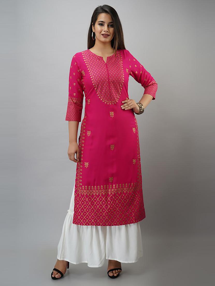 women printedkurta sharara set - 21232253 - Standard Image - 2