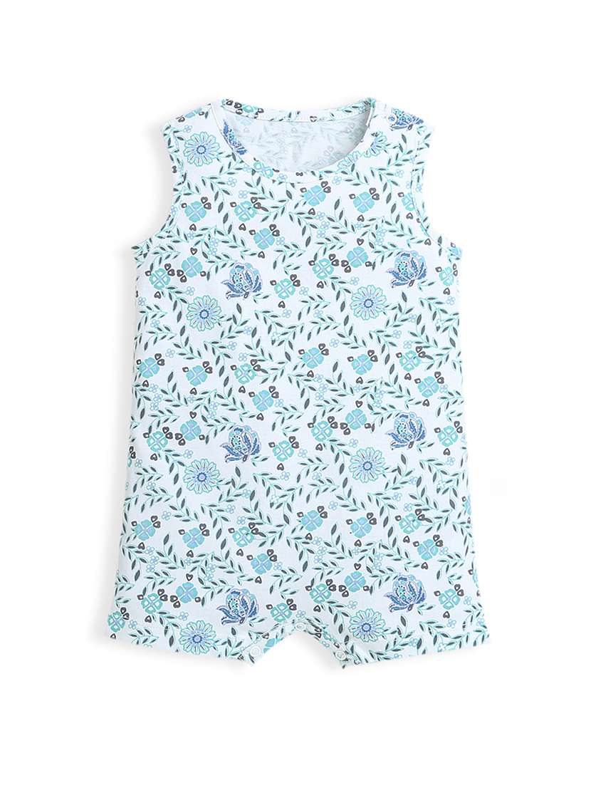 light blue cotton onesie