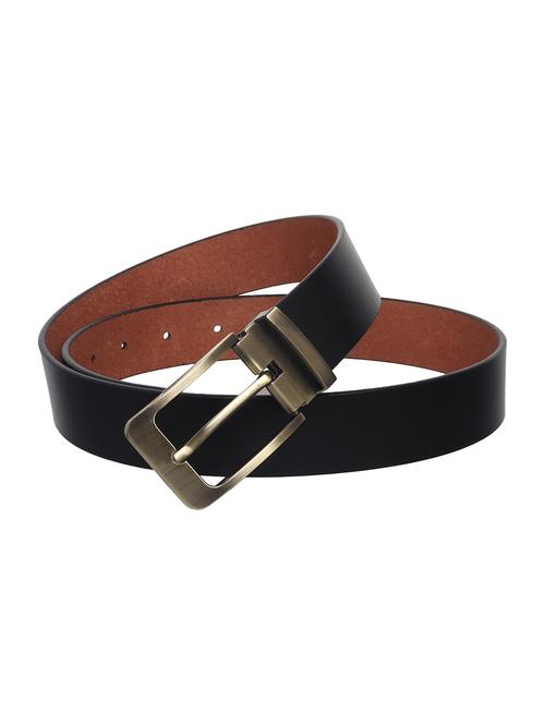 black leather belt - 21232786 - Standard Image - 0
