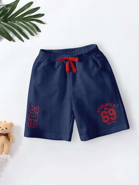 boys typographic regular shorts