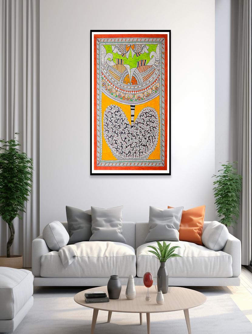 dancing fish: a symphony of colors wall painting - 21233149 - Zoom Image - 0