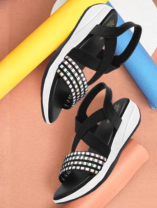 black slip on wedge - 21233171 -  Standard Image - 0