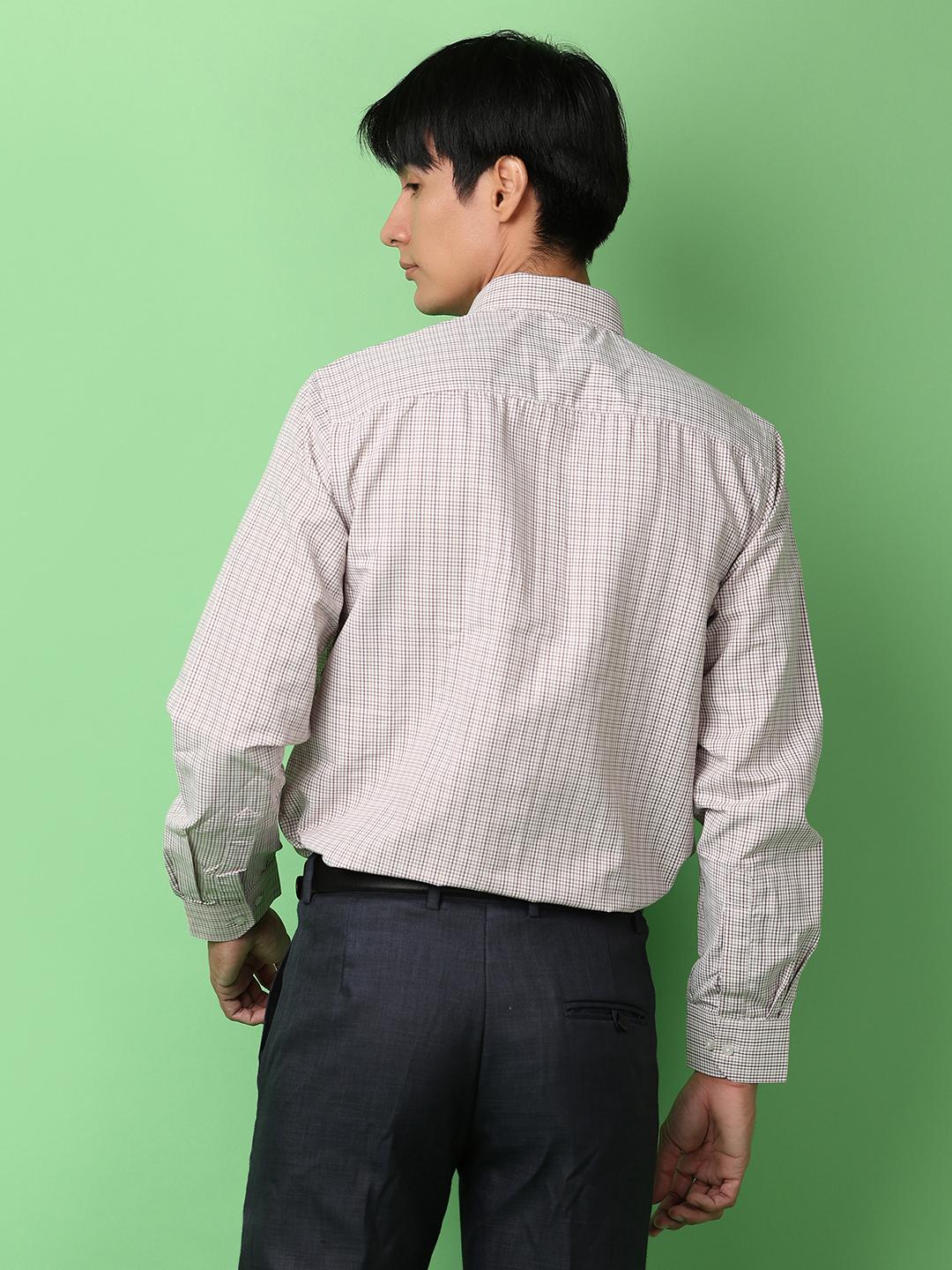 orange poly cotton formal shirt - 21233301 - Standard Image - 2