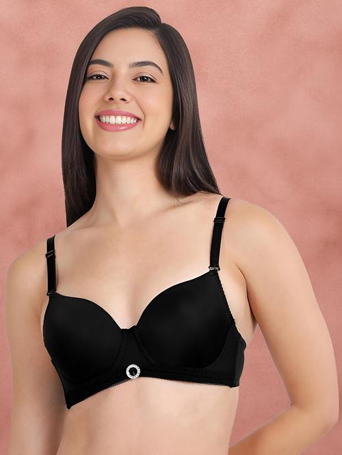 black nylon t-shirt bra - 21234137 -  Standard Image - 0