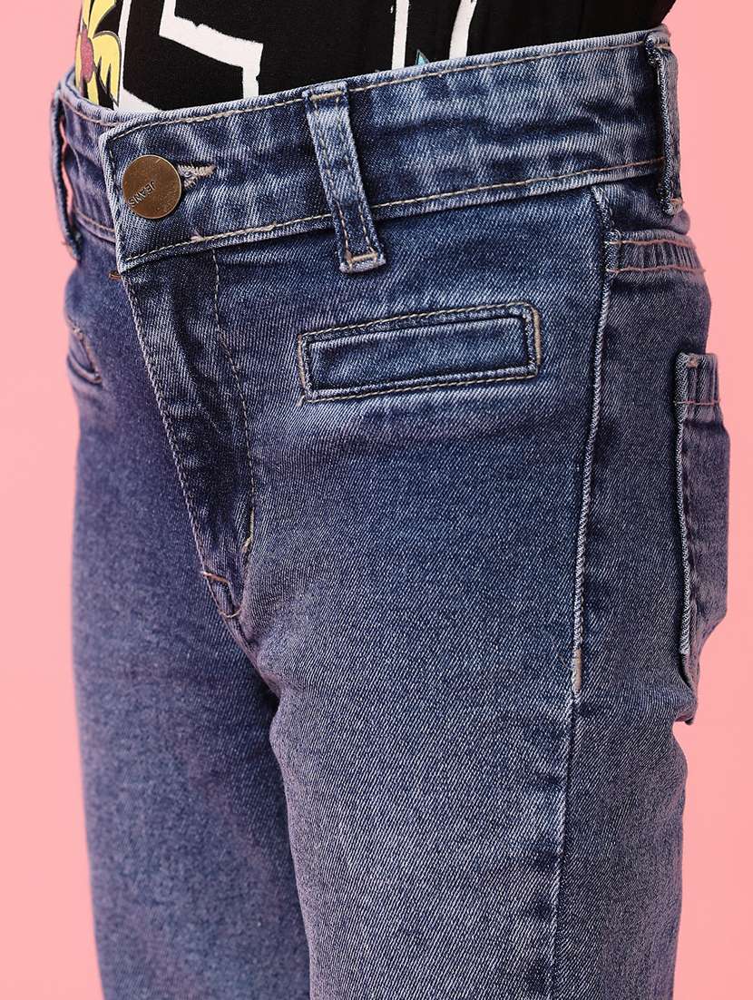 girls mid rise denim jeans - 21236110 -  Standard Image - 2