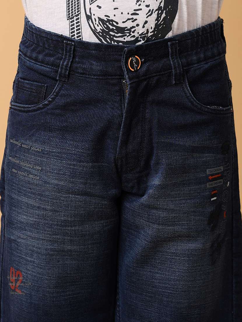 boys mid rise denim three-fourth  - 21236114 -  Standard Image - 7