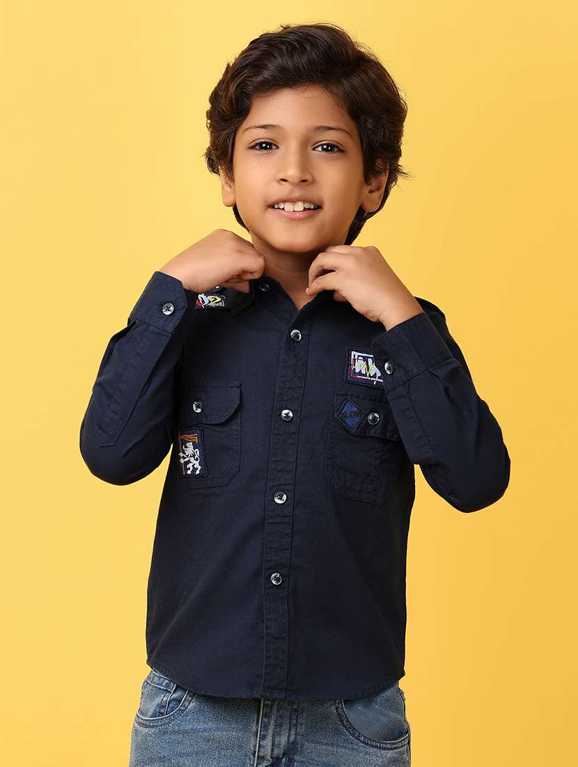 boys cotton full sleeve shirt