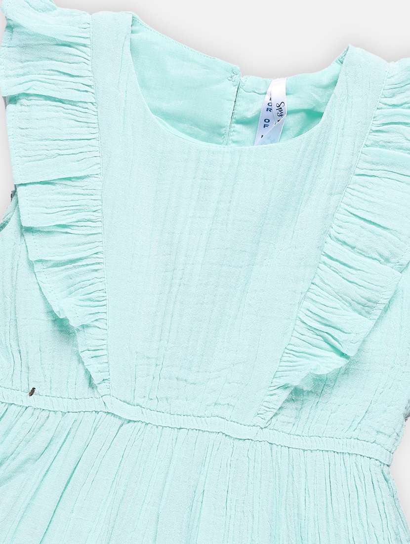 girls light blue cotton frock - 21236451 -  Standard Image - 2