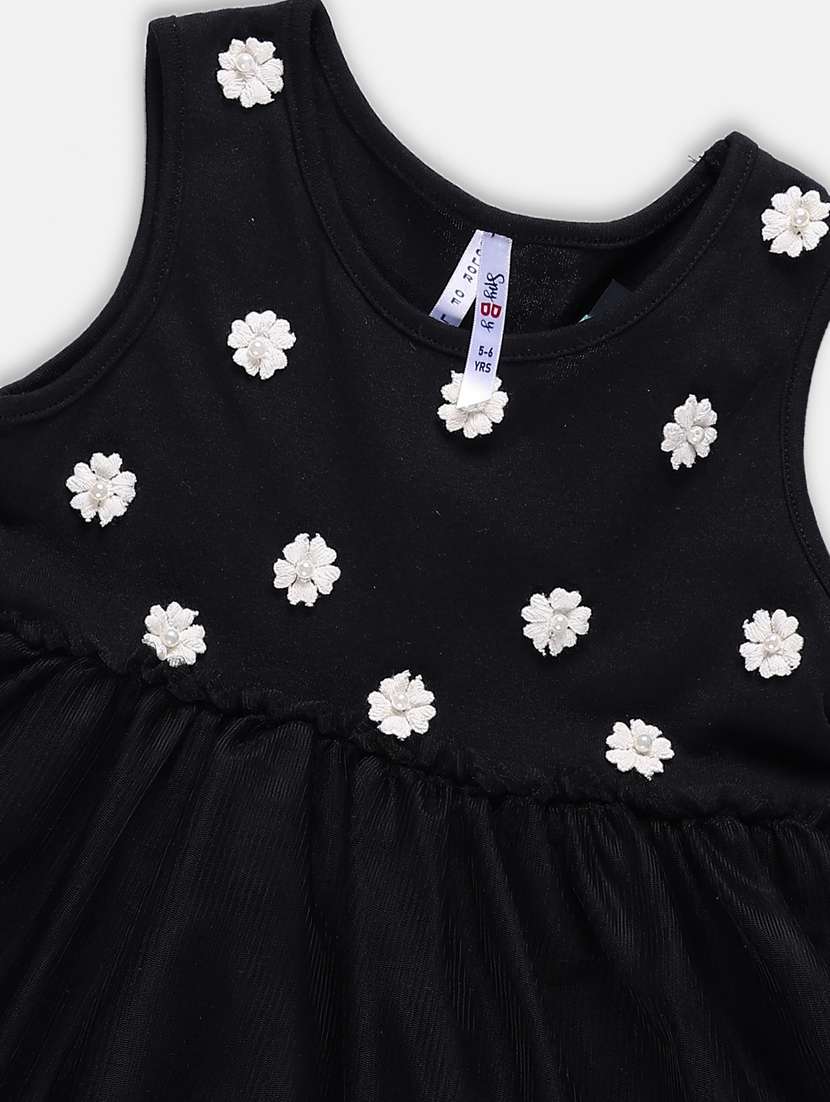 black cotton frock - 21236454 - Standard Image - 2