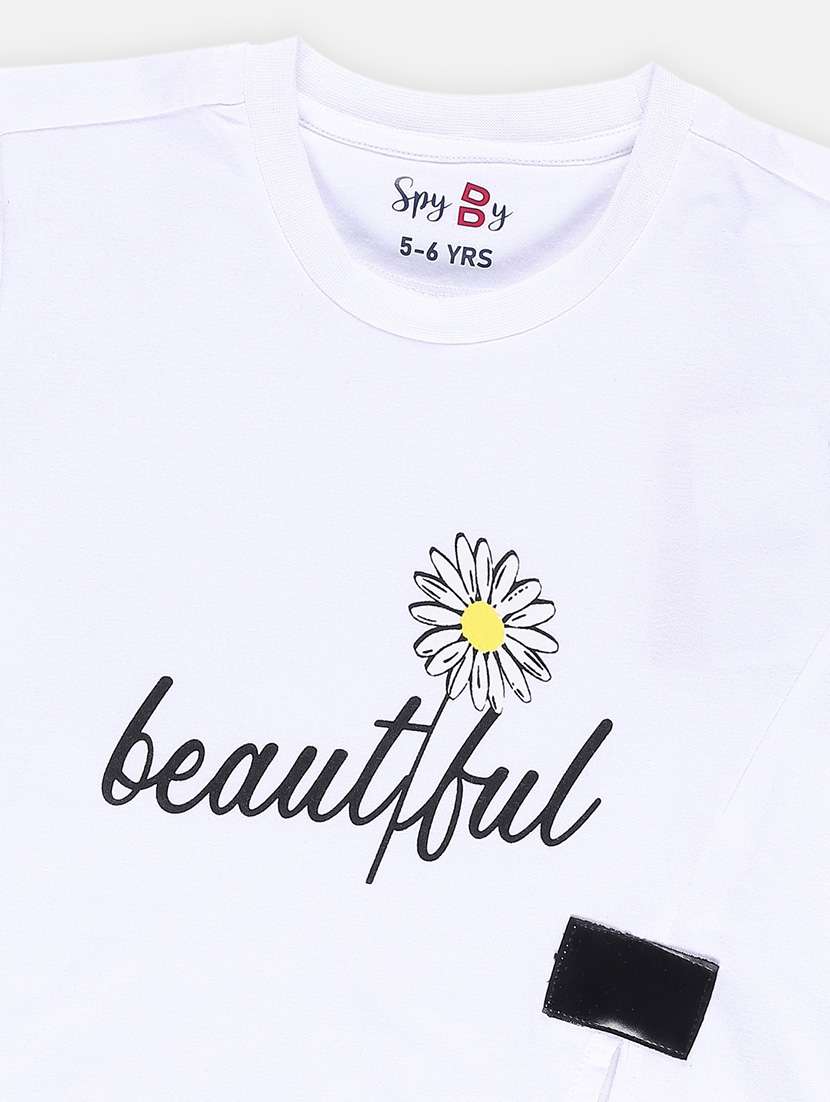 girl printed short sleeves tee - 21237017 -  Standard Image - 2