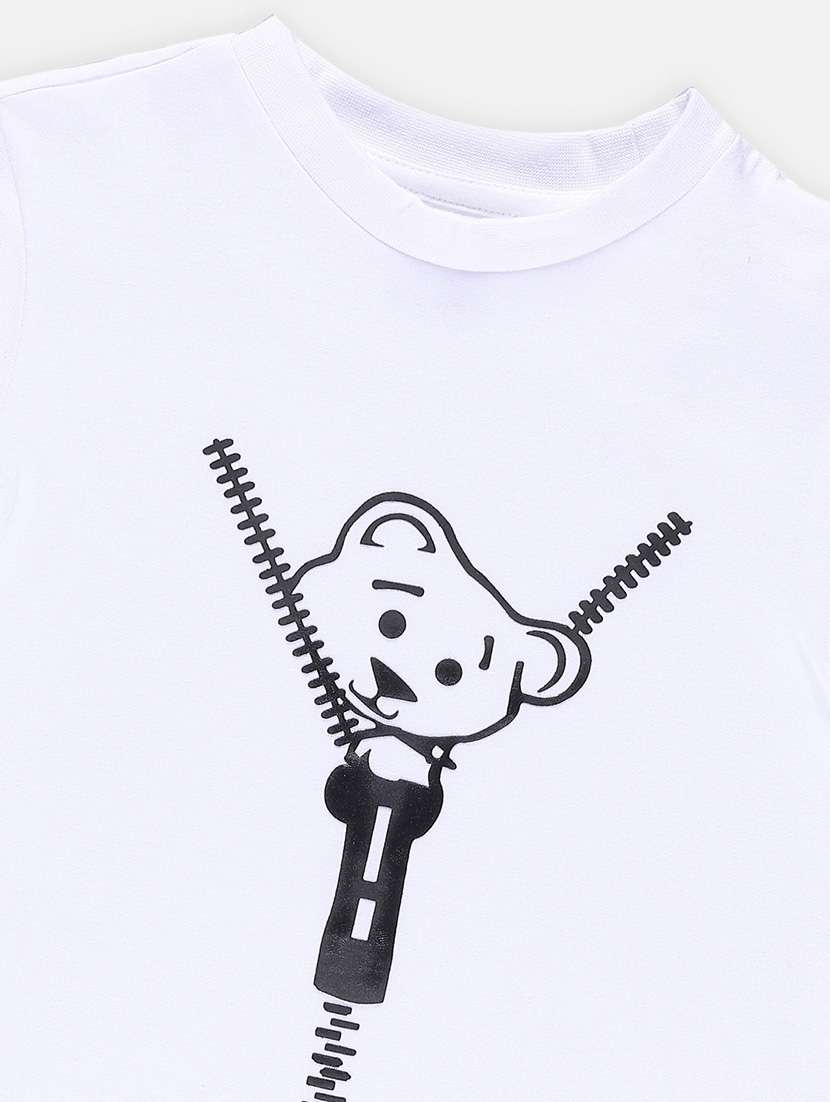 girl printed short sleeves tee - 21237018 -  Standard Image - 2