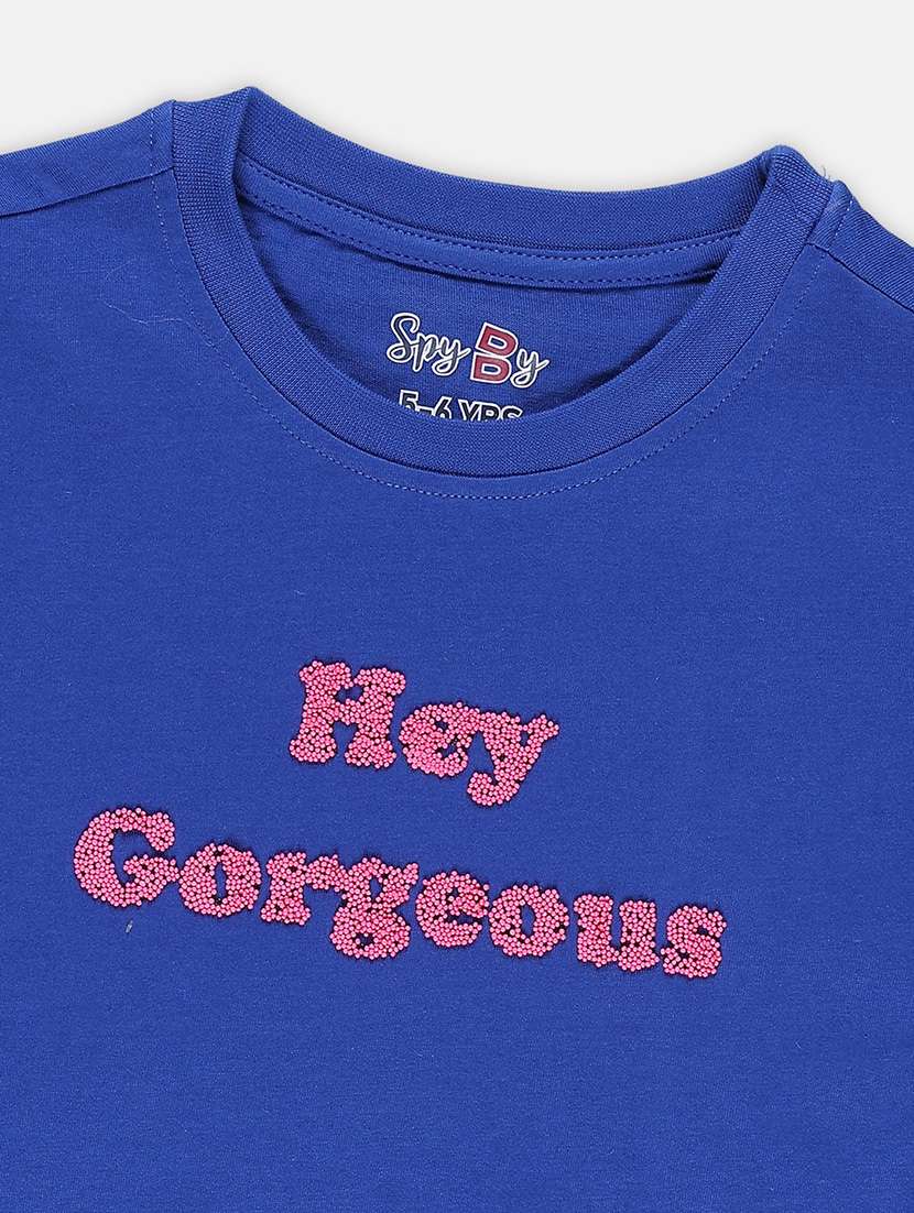 girl printed short sleeves tee - 21237023 -  Standard Image - 2