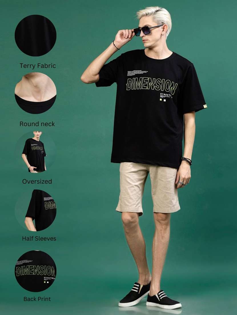 lavender cotton chest print t-shirt