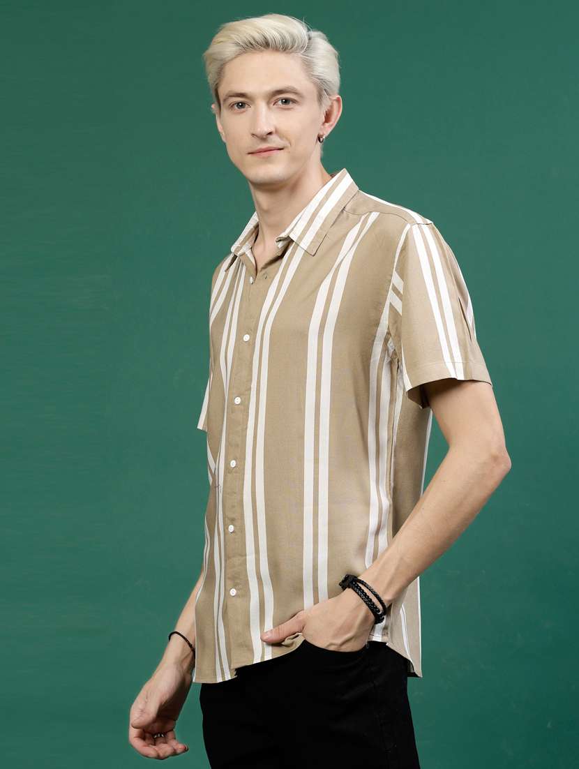 men printed rayon casual shirt - 21237129 -  Standard Image - 2