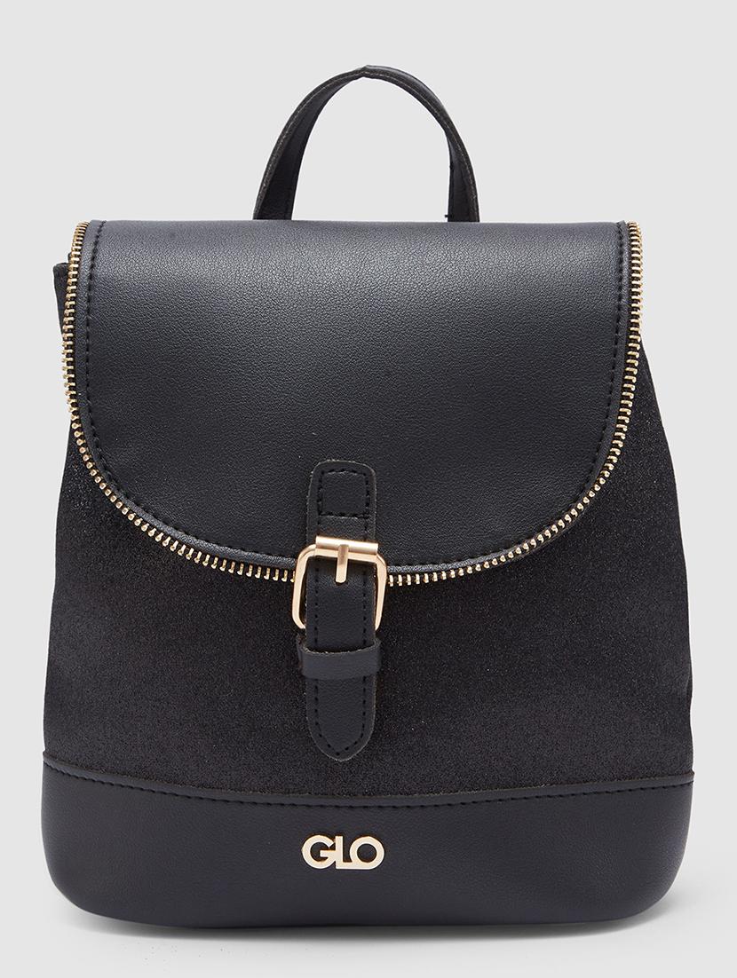 women black leatherette (pu) fashion backpack - 21237165 -  Zoom Image - 0