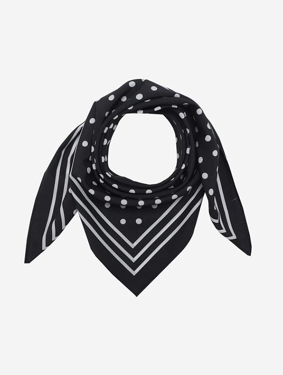 women polka dots printed scarves - 21237290 -  Zoom Image - 0