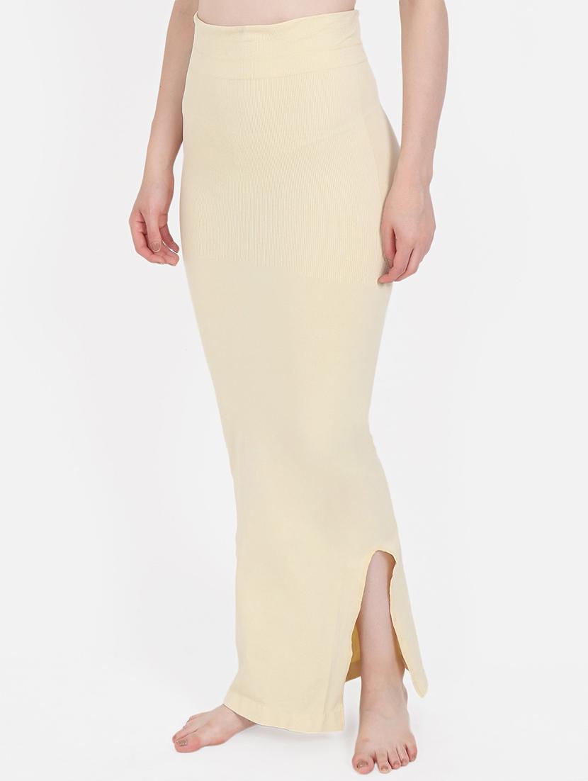 beige lycra blend petticoat shapewear