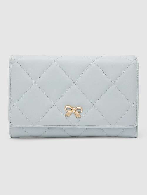 women blue leatherette (pu) handbag - 21237578 -  Standard Image - 0