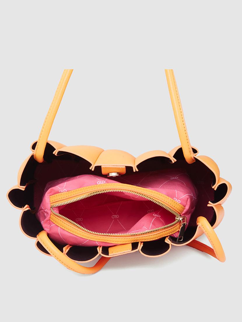 women orange leatherette (pu) handbag - 21237585 - Standard Image - 2