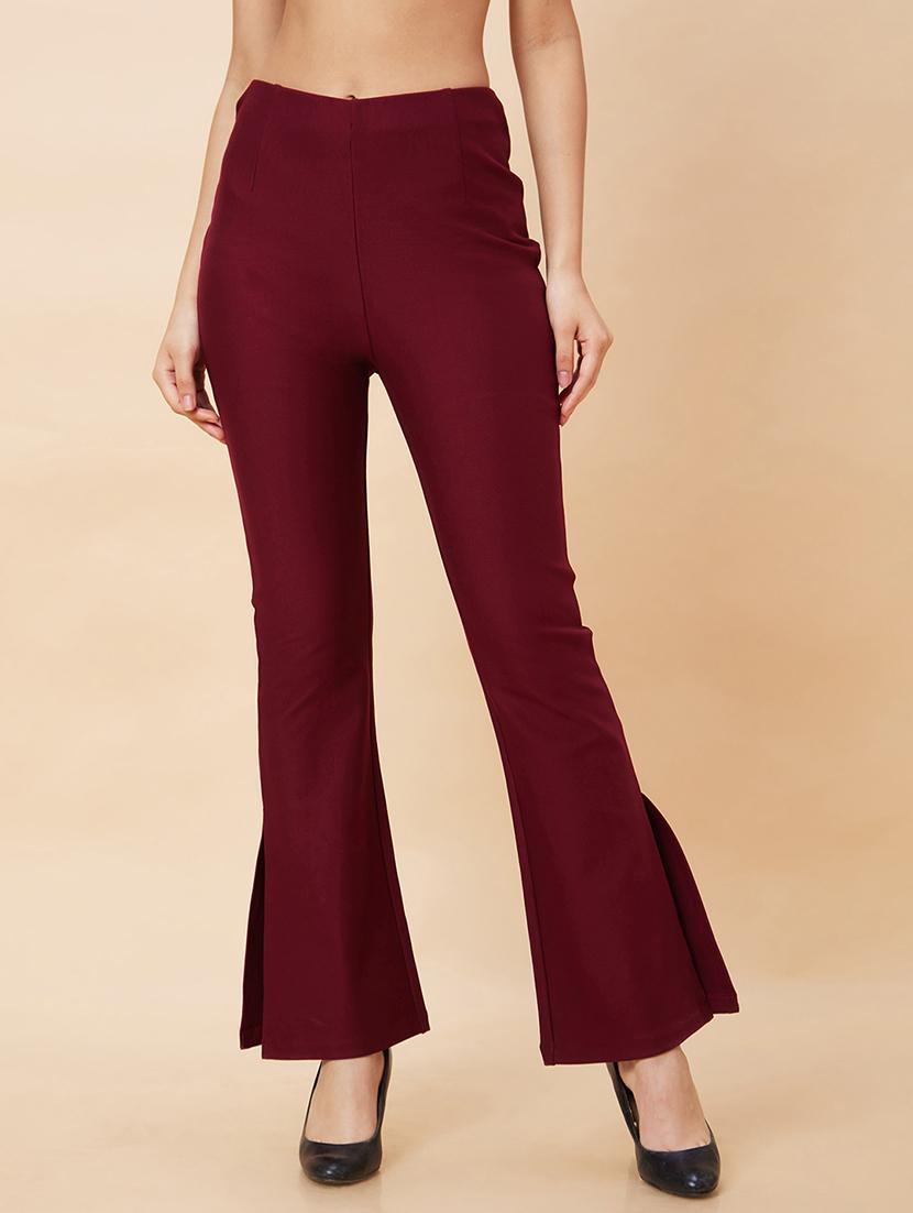 burgundy cotton blend jeggings - 21237709 - Zoom Image - 0