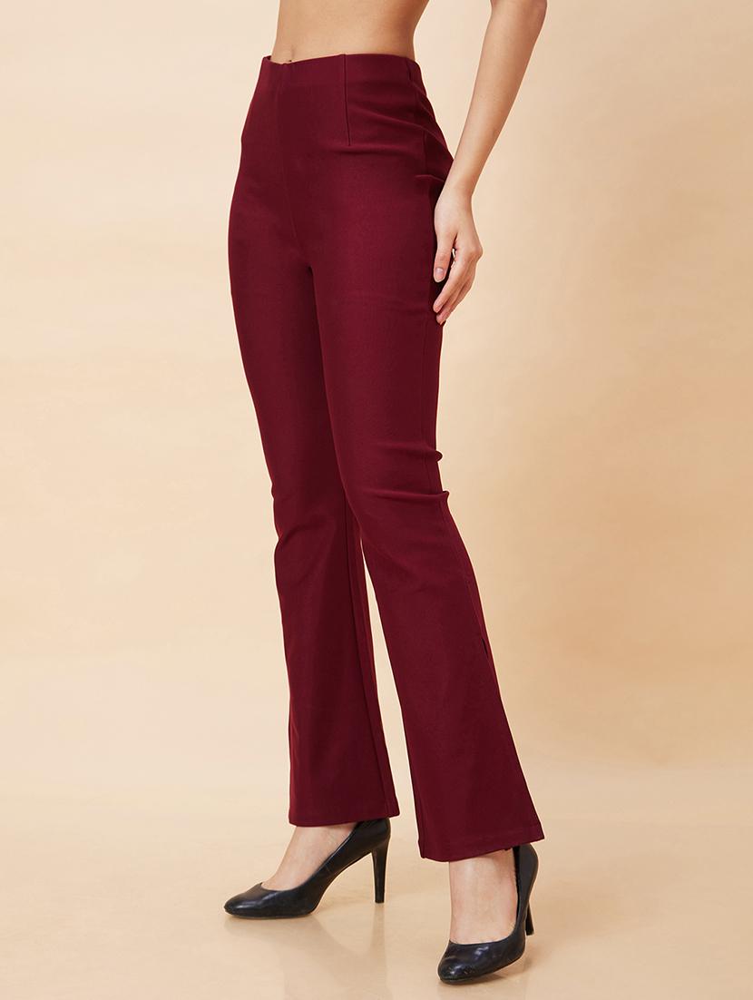 burgundy cotton blend jeggings - 21237709 - Standard Image - 2