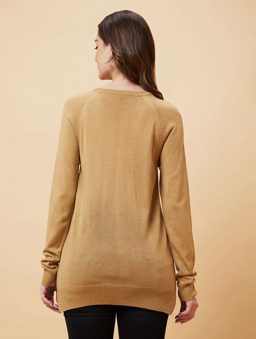 coffee brown acrylic regular top - 21237829 -  Standard Image - 2