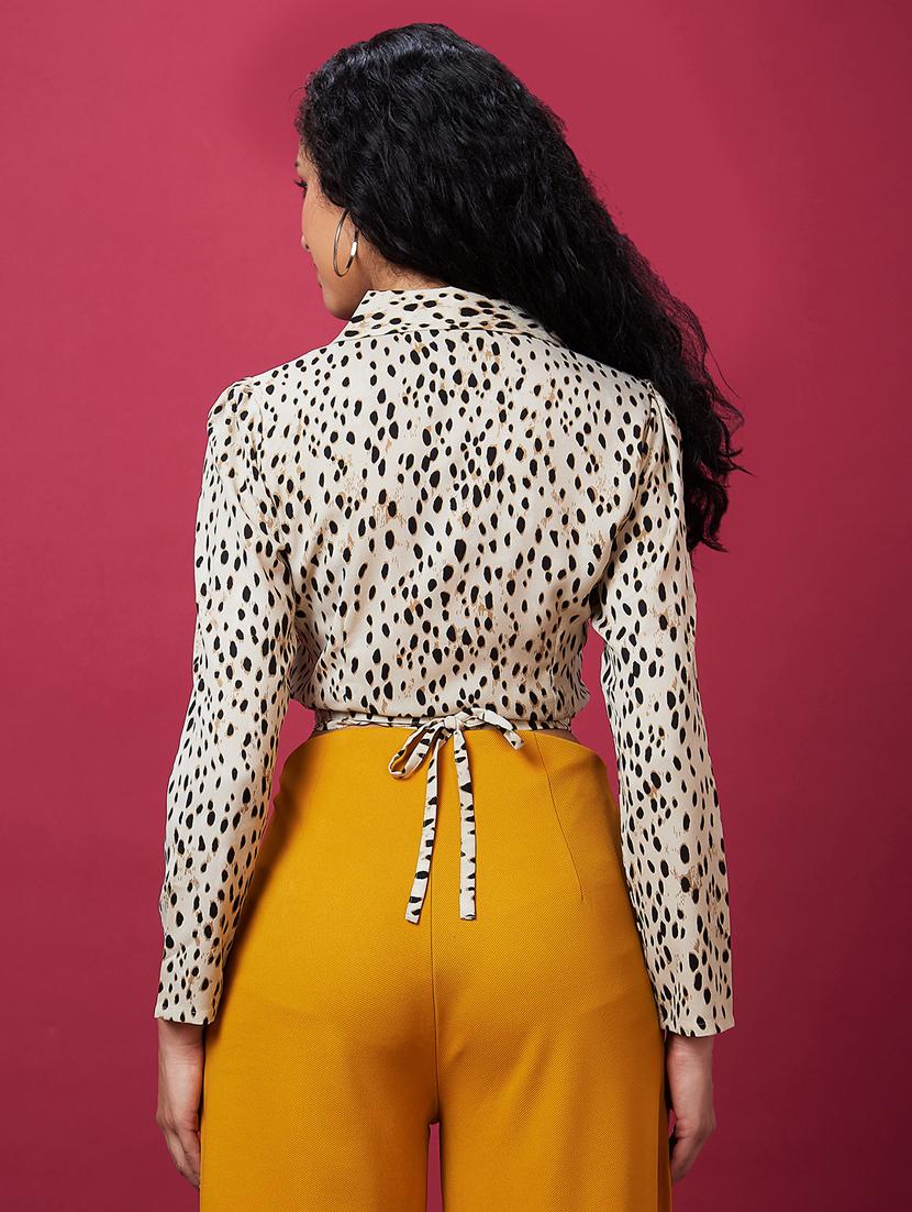 white polyester regular top - 21237892 - Standard Image - 2