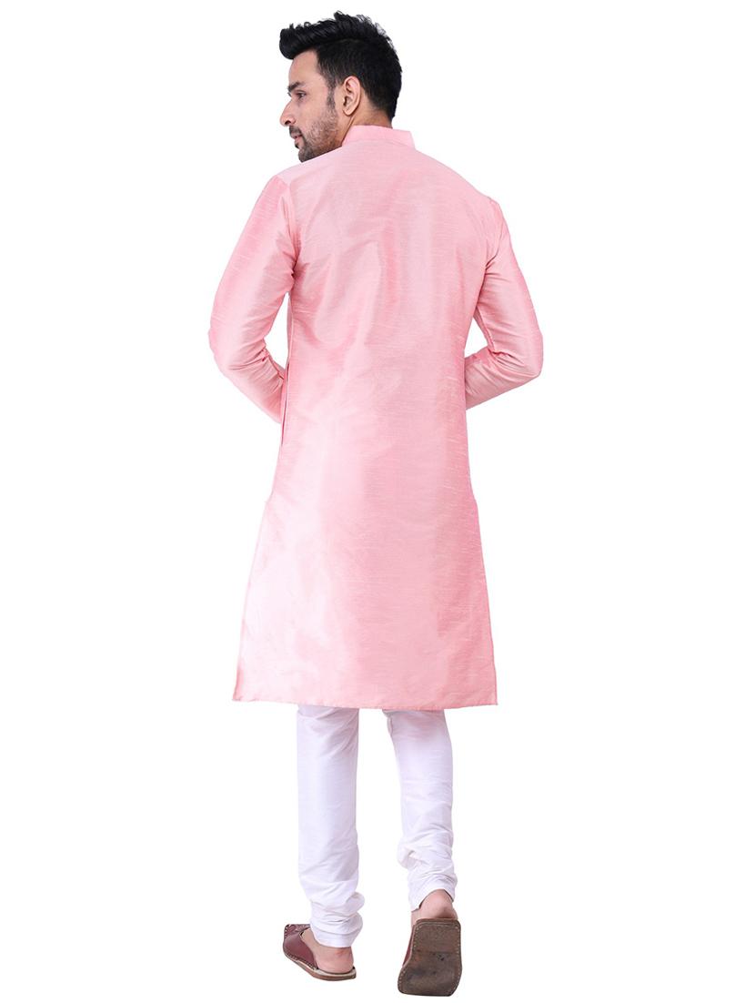 men mandarin neck kurta churidar set - 21238533 - Standard Image - 2