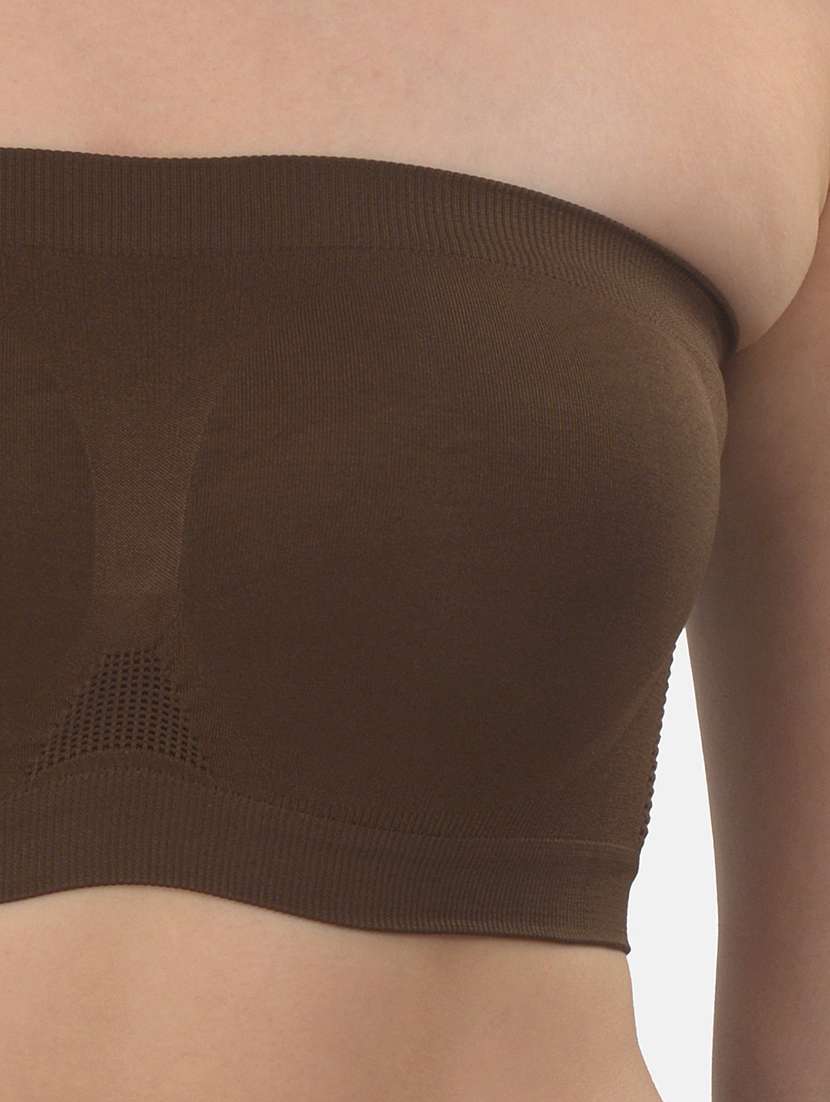 women multicolored set of 2 solid tube bra - 21239367 -  Standard Image - 7