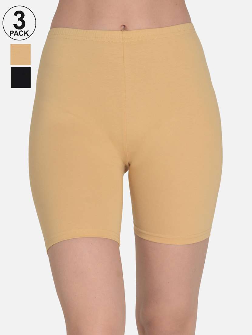 multi colored cotton combo shorts - 21239402 - Zoom Image - 0