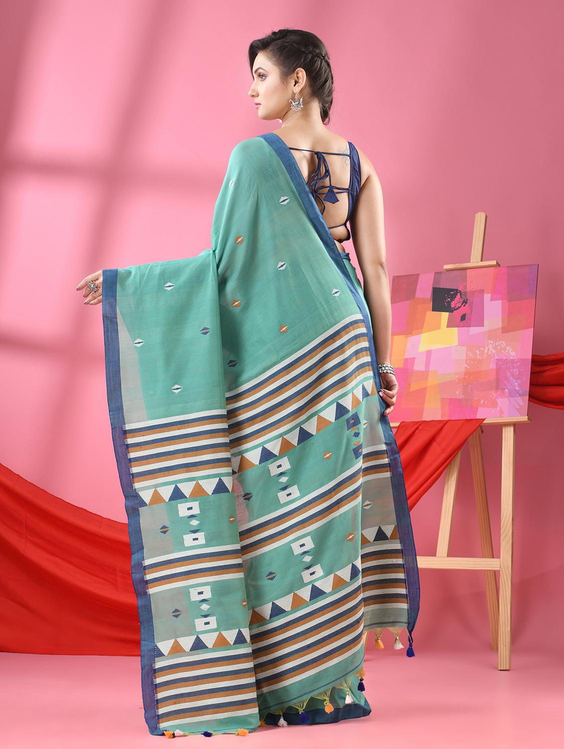 women self design handloom saree - 21240628 - Standard Image - 2