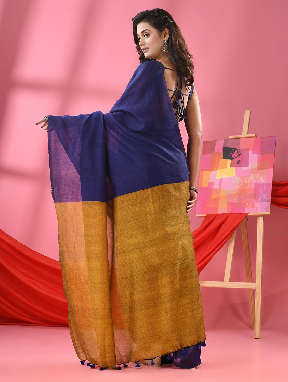 women self design handloom saree with blouse - 21240645 - Standard Image - 2