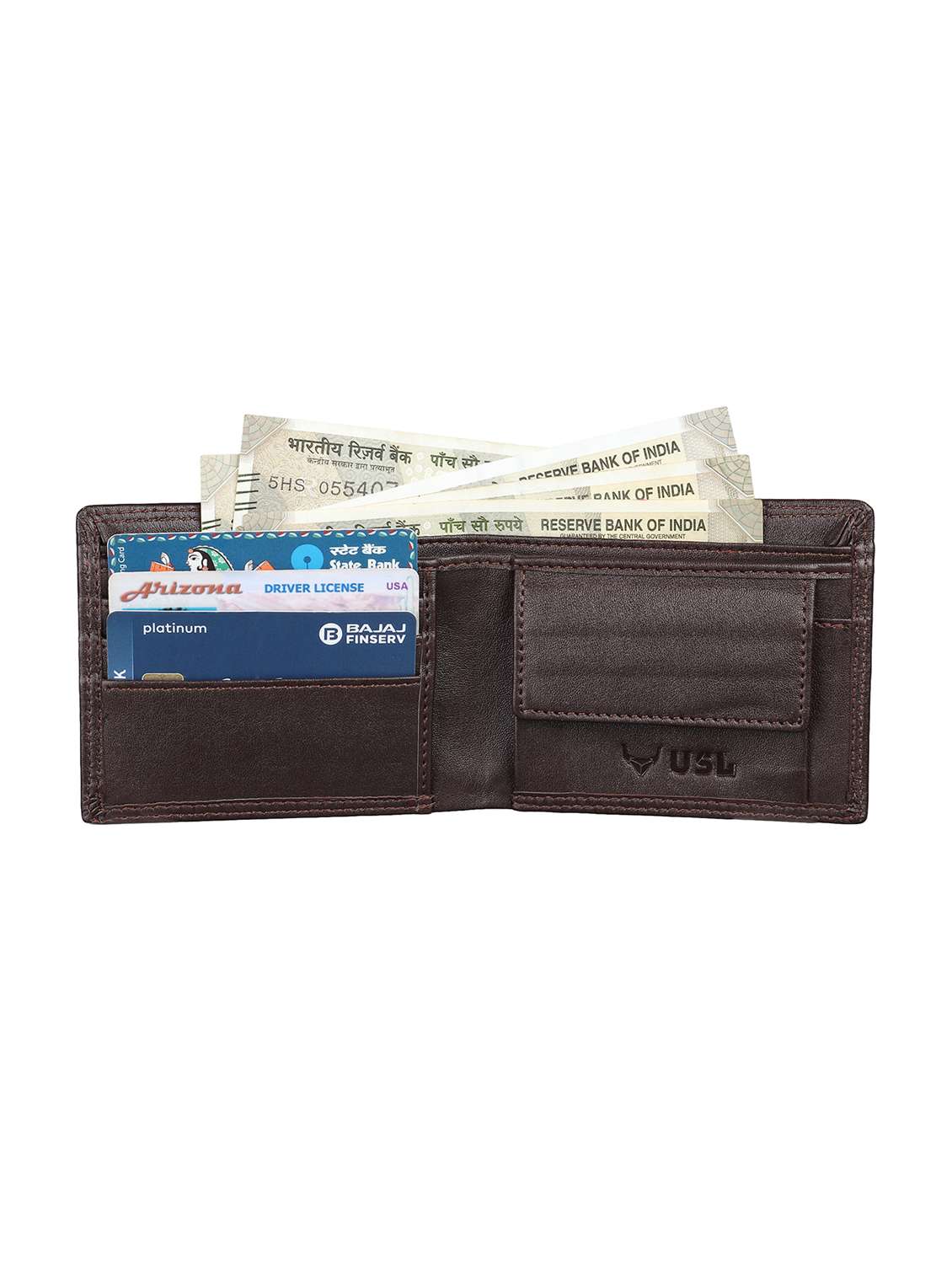 brown leatherette wallet - 21241428 -  Standard Image - 2