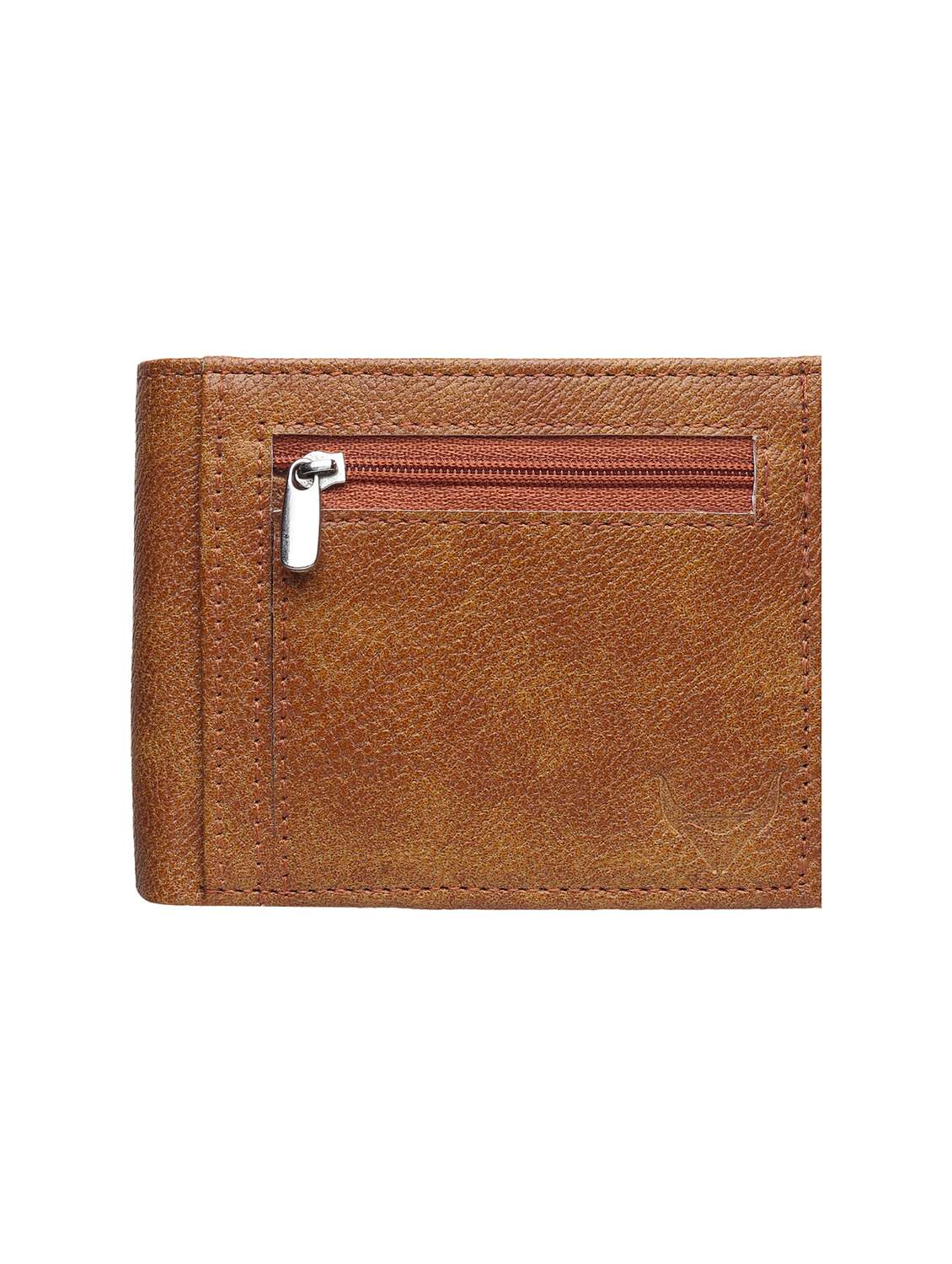 tan leatherette wallet