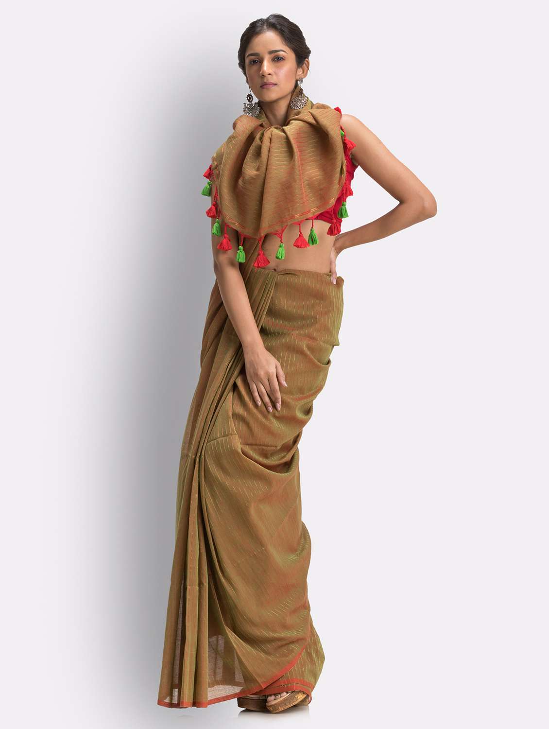 women handloom saree - 21241995 - Standard Image - 2