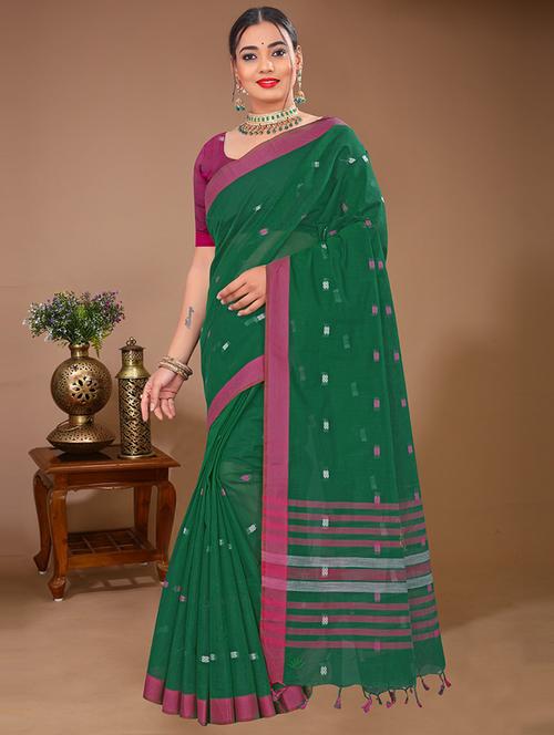 women self design handloom saree with blouse - 21242135 - Standard Image - 0