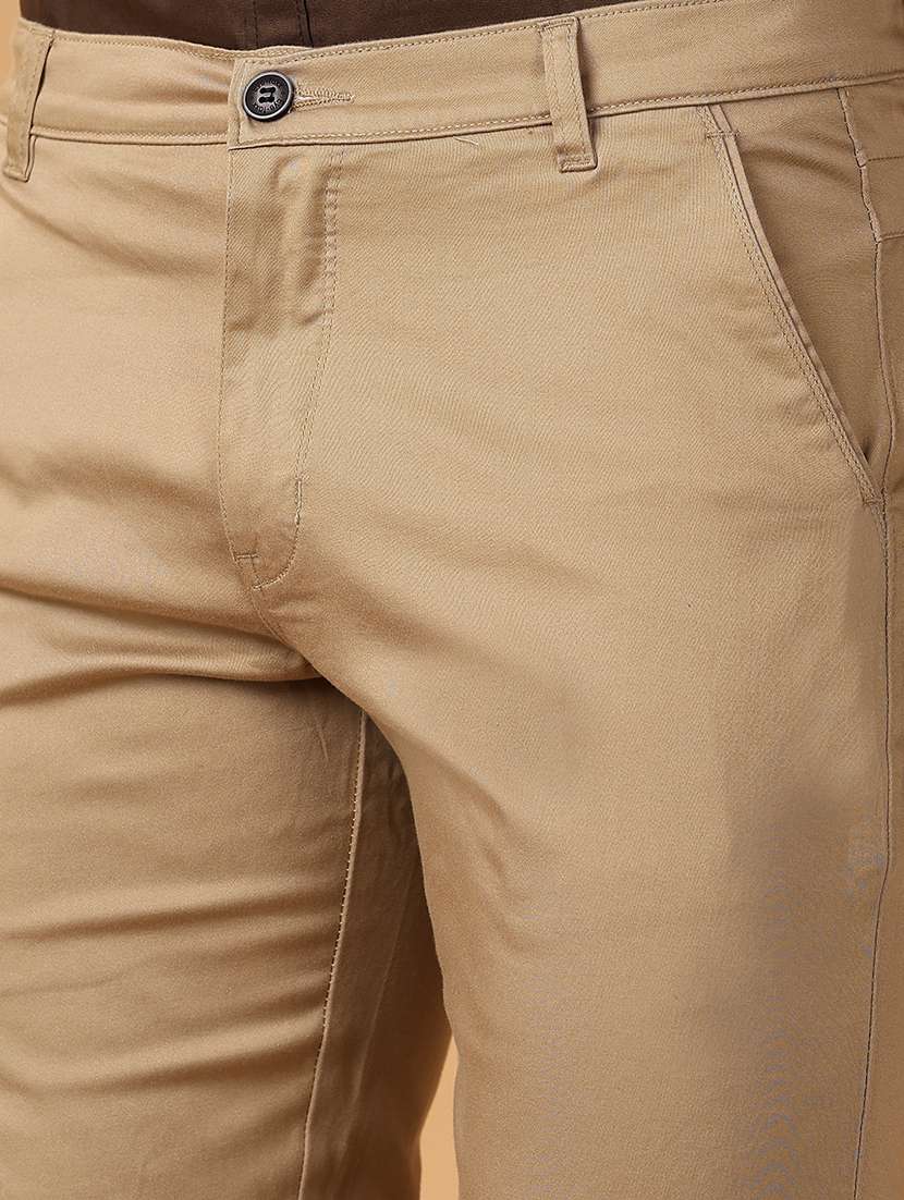 men solid chinos casual trouser - 21244314 -  Standard Image - 7
