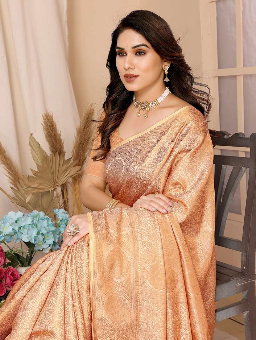 women self design banarasi saree with blouse - 21244549 -  Standard Image - 2
