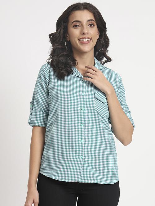 multi colored cotton regular shirt - 21244968 -  Standard Image - 0