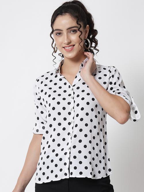 women collared printed regular shirt - 21244972 -  Standard Image - 0