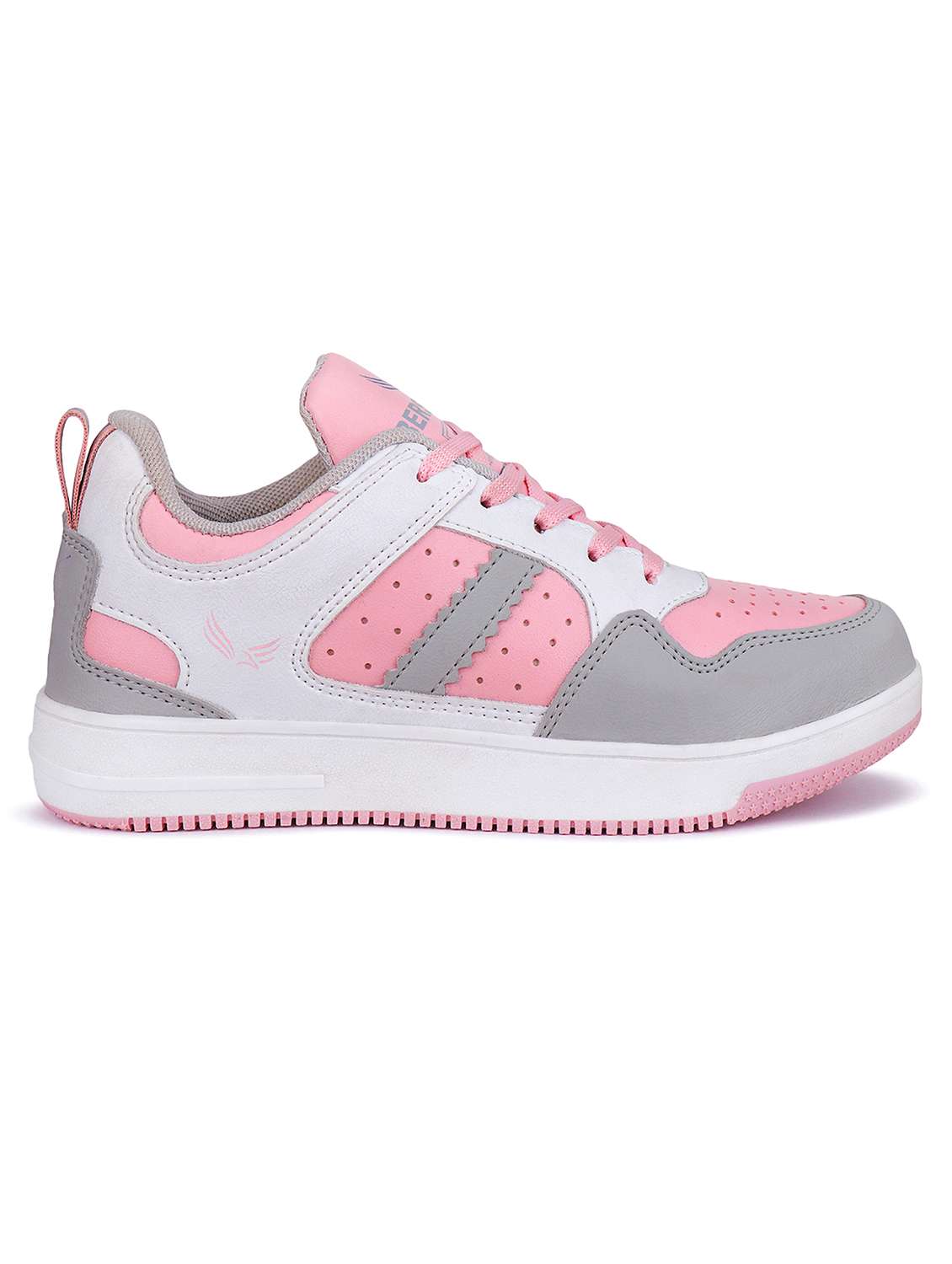 pink lace-up sports shoes - 21245012 - Standard Image - 2