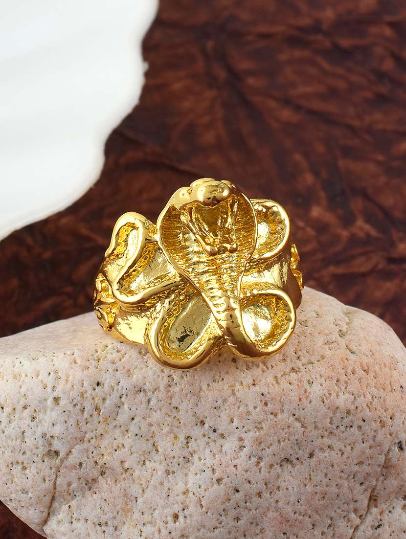 gold brass finger  ring