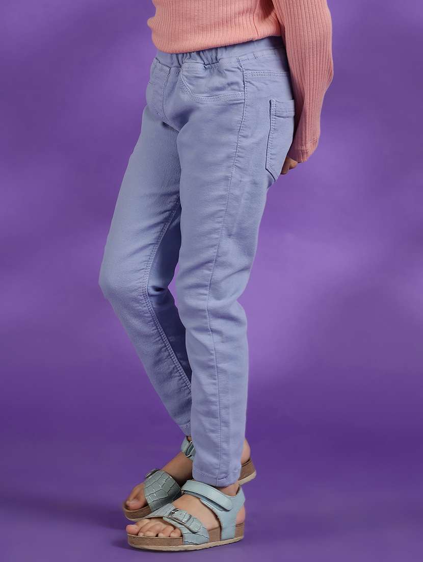 girsl mid rise solid jeggings - 21246874 -  Standard Image - 2