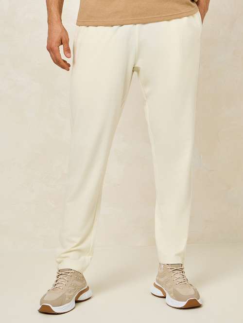 men mid-rise solid jogger - 21247017 -  Standard Image - 0