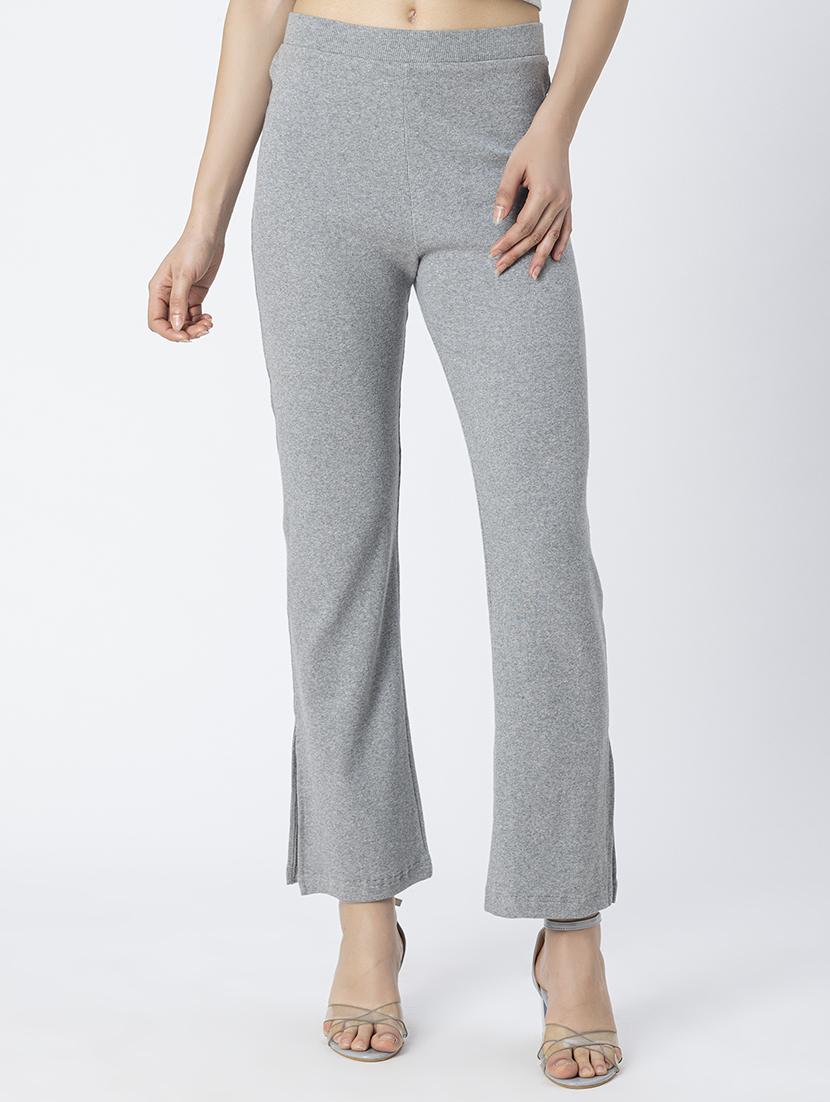 grey jersey bootcut trouser - 21247045 - Zoom Image - 0